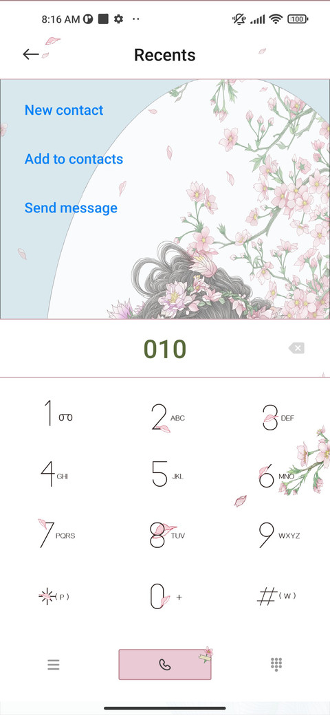 Falling Flowers screenshot
