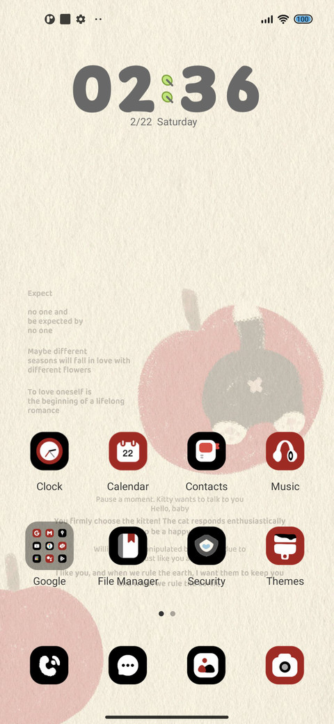 Apple cat  screenshot