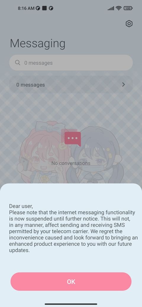 Personality screenshot