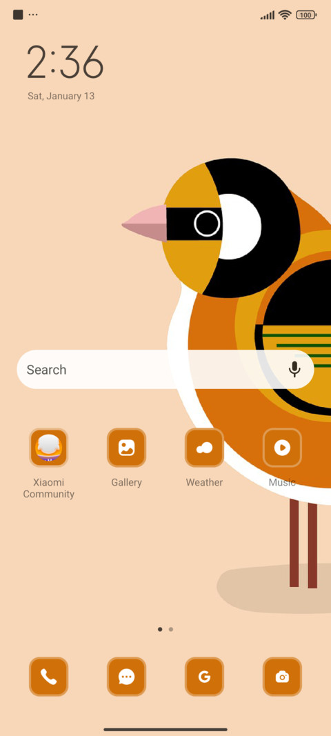 Bird screenshot