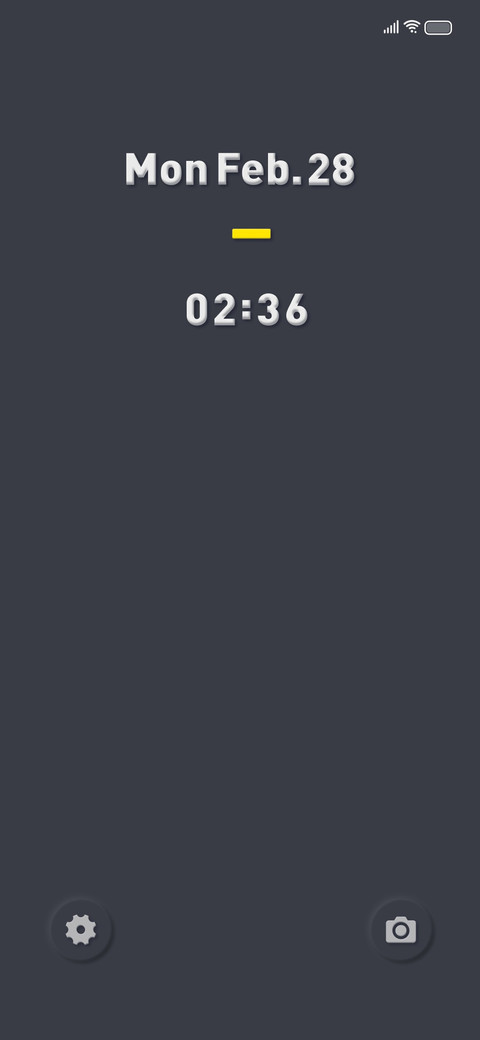 Gloomy UI screenshot