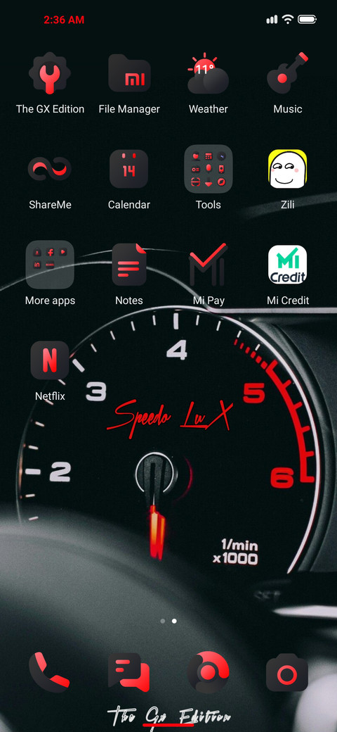 Speedo LuX MK screenshot