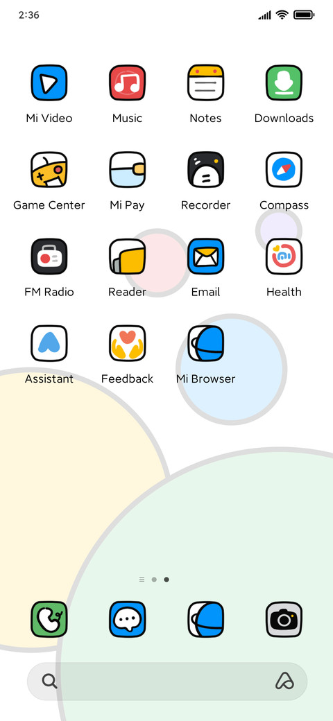 Simplified colour screenshot