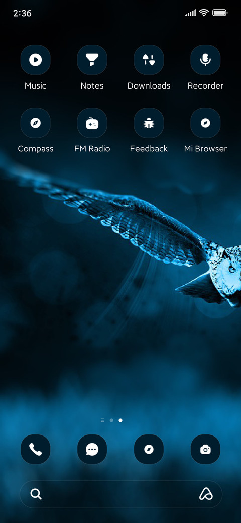 Blue eagle screenshot