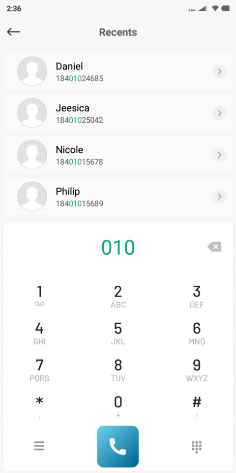 BLUE V10 screenshot