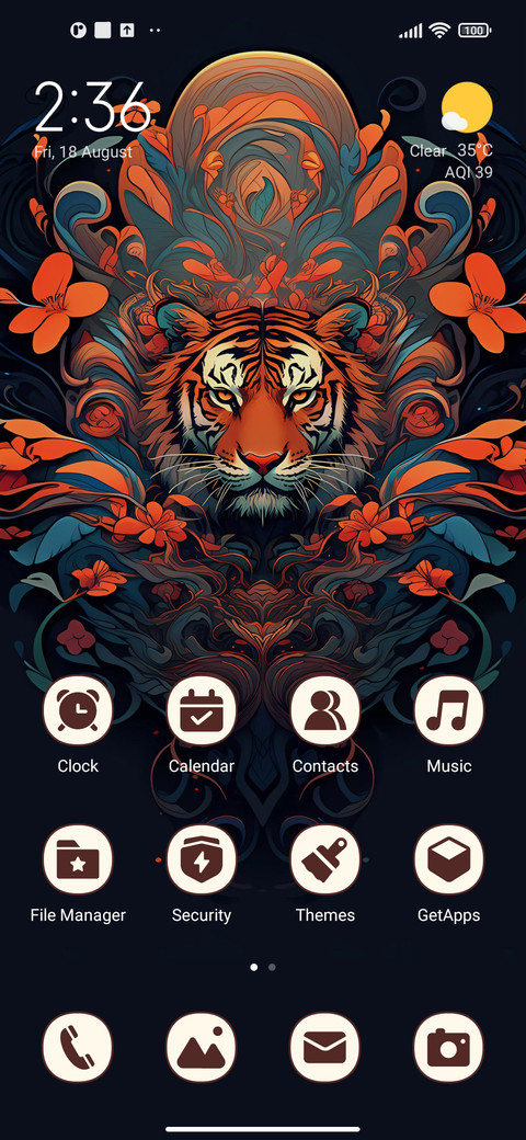 Fierce tiger screenshot