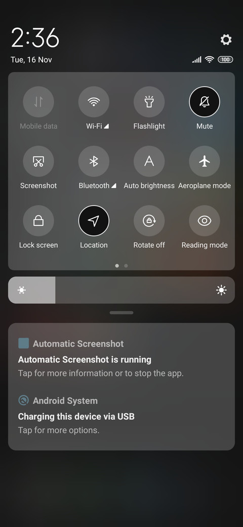 Charging business screenshot