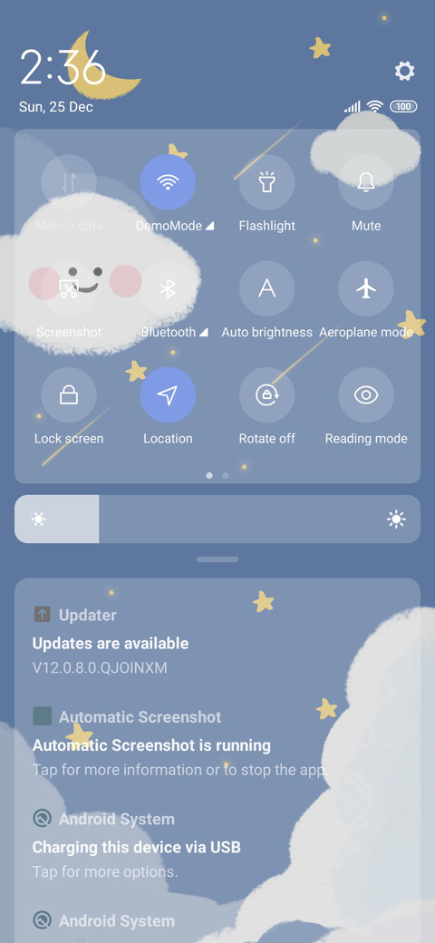 Full screen cute screenshot