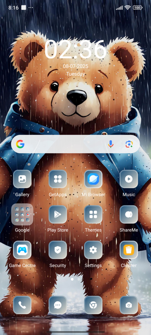 Rainy Bear screenshot