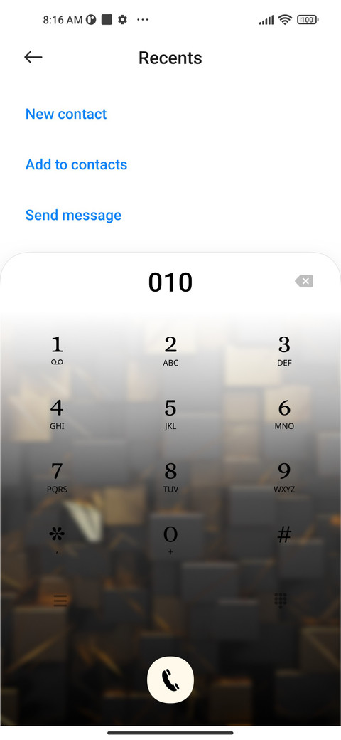 Golden cube screenshot