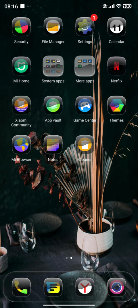 Frosted Black screenshot