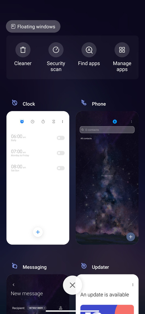 Lonely night sky screenshot