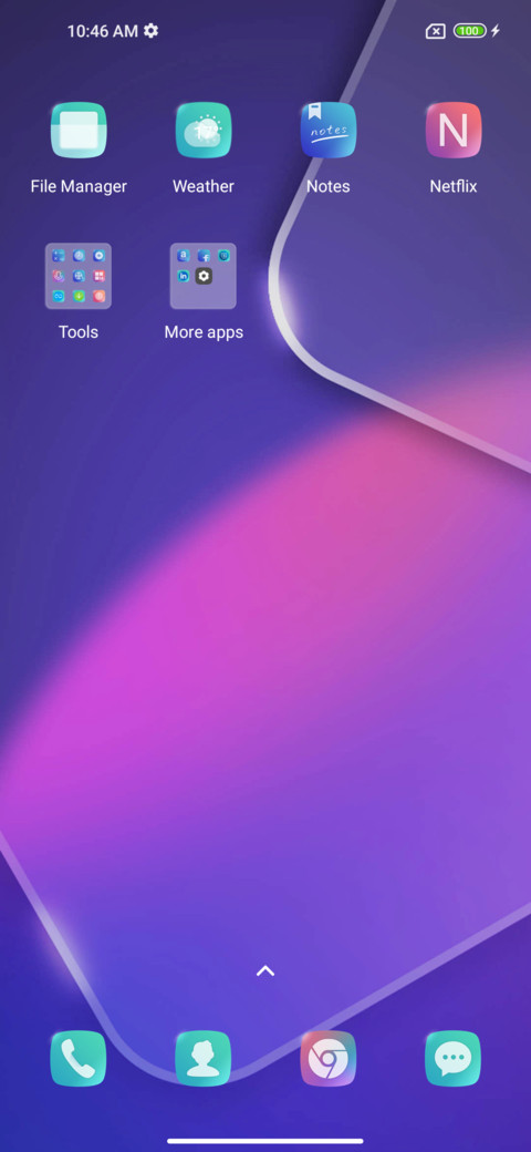 Frosted glass screenshot