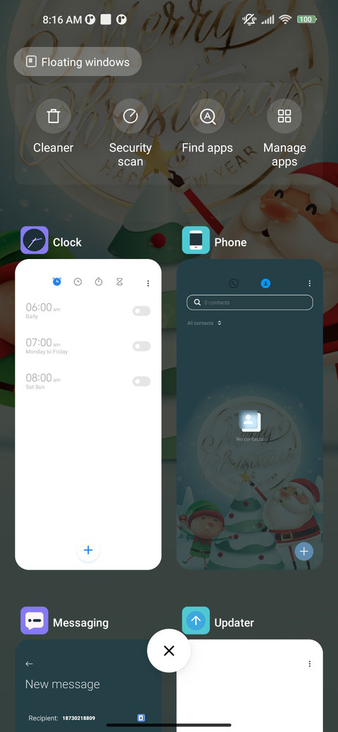 Christmas tree screenshot