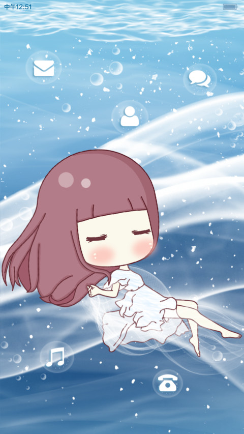 【三锁屏+自由桌面】小琢清凉一夏 screenshot