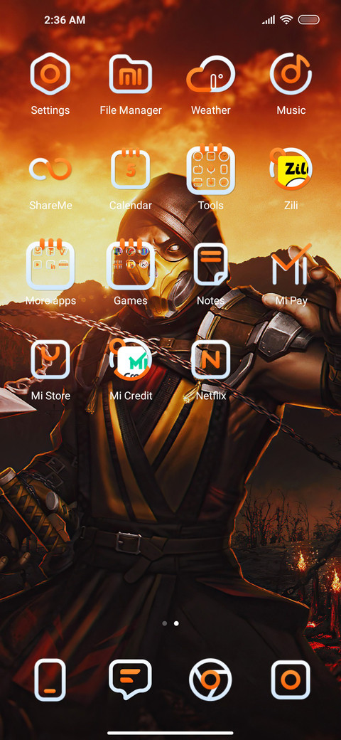 Meego SrxUi screenshot