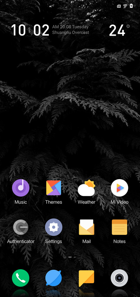 White v10 screenshot