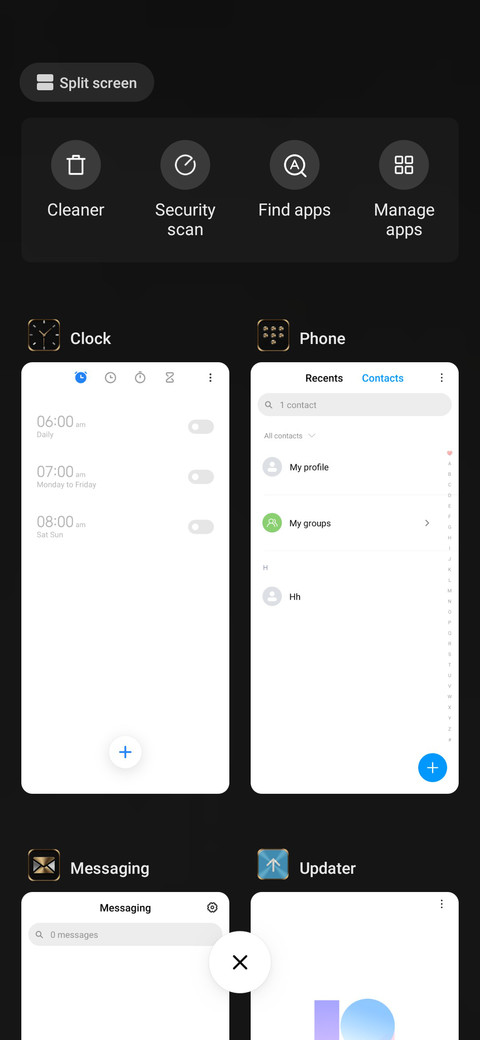 Gear clock screenshot