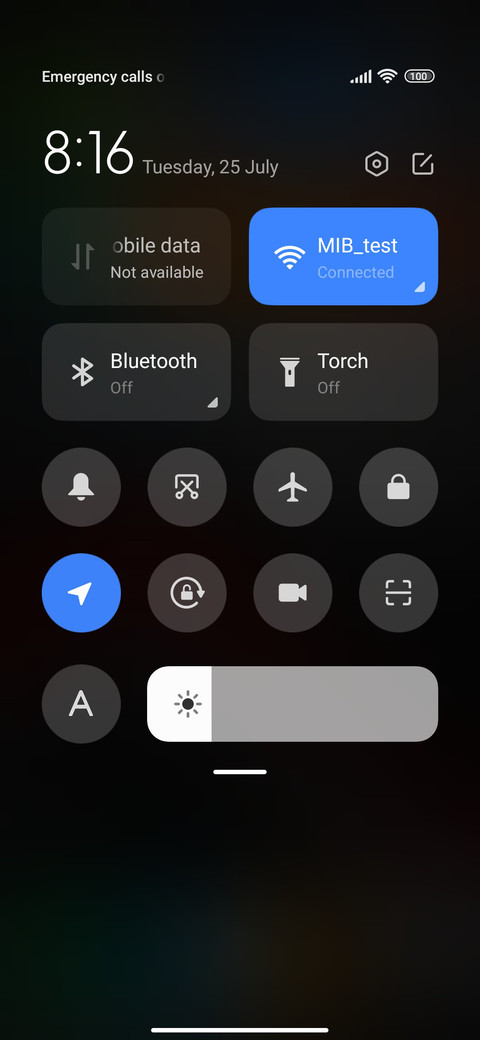 Unusual screenshot
