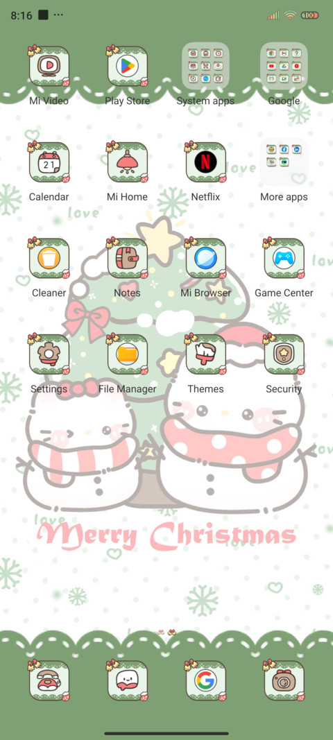 Christmas with cat screenshot
