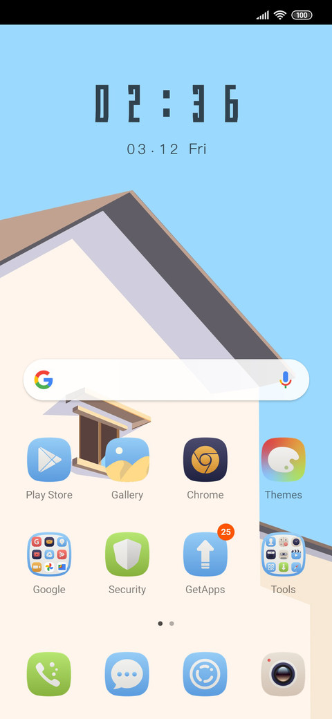 Simple Home screenshot