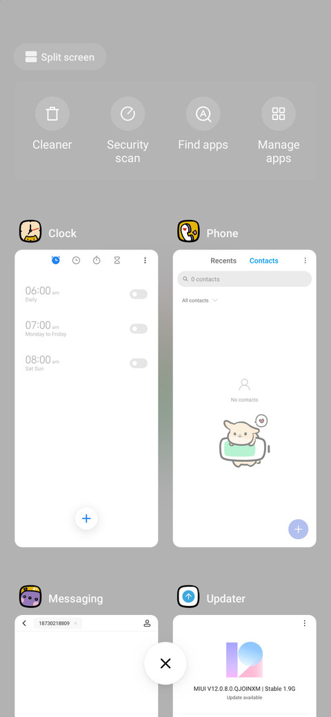 Of pet battery screenshot