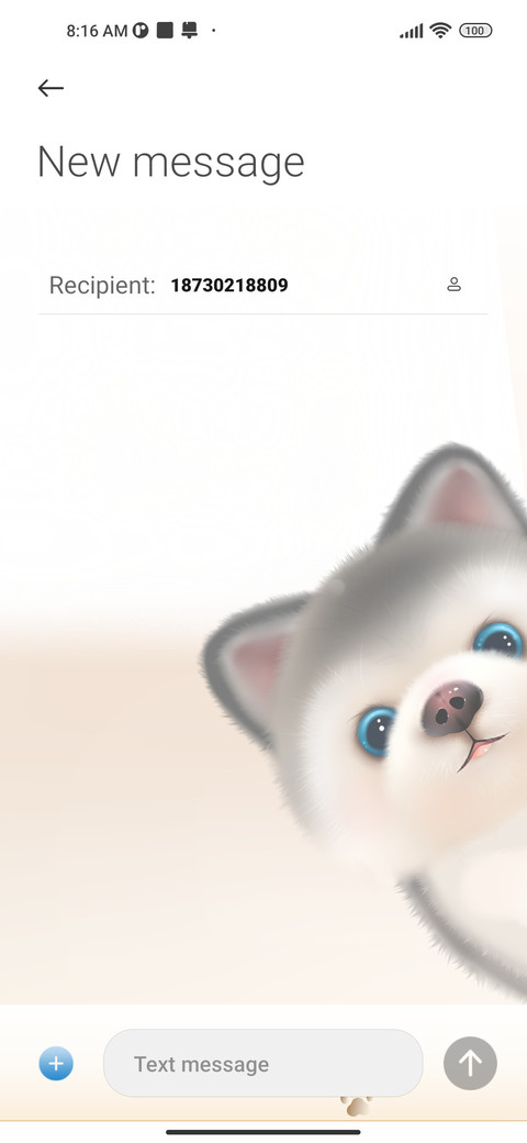 Cute husky screenshot