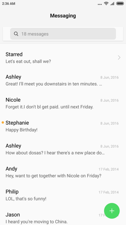 Android P DarkUi screenshot