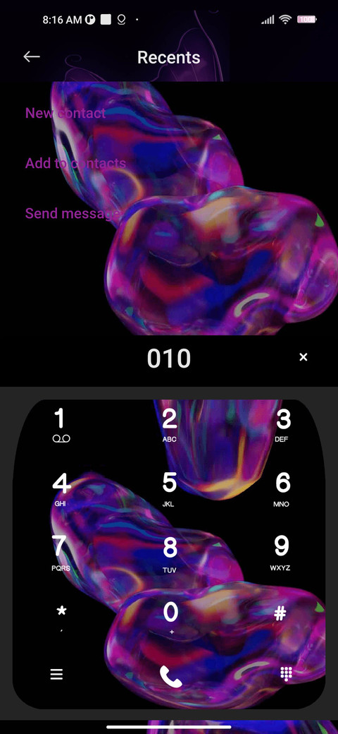 Dancing bubble screenshot