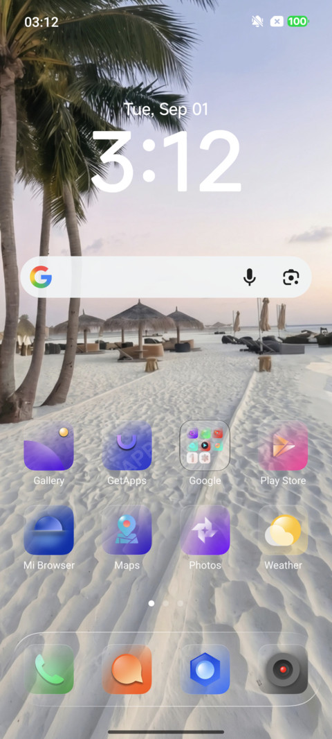 Translucent screenshot