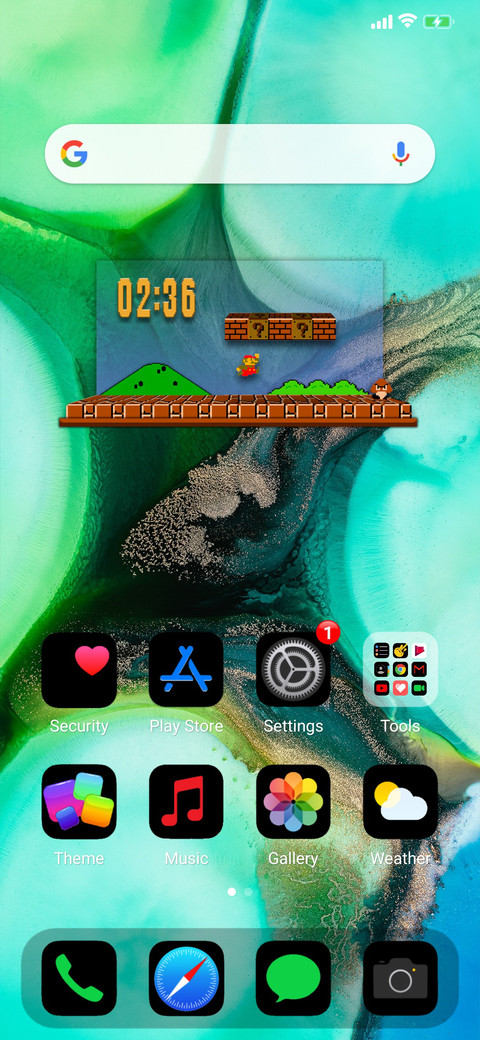 iOS Black v11 screenshot