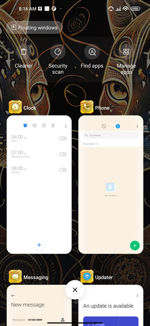 Astrological sign screenshot