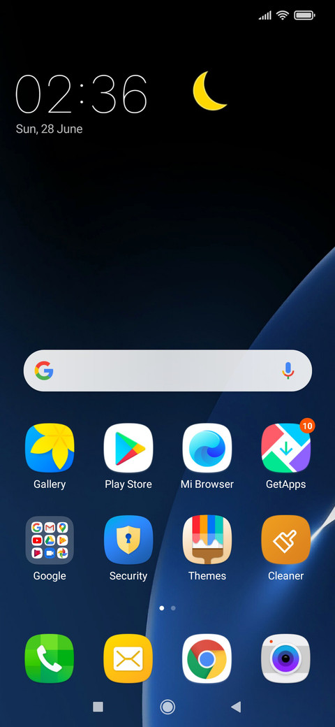 Seven Touch screenshot