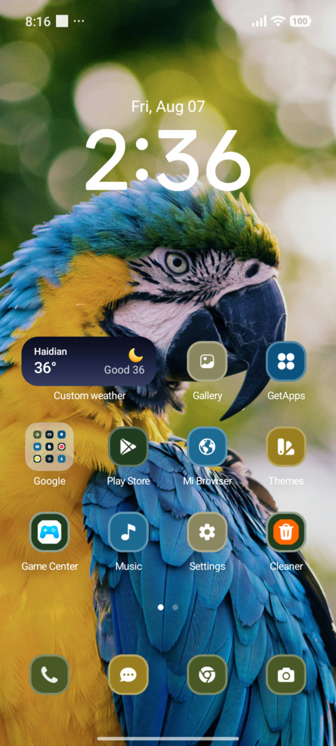 Parrot screenshot