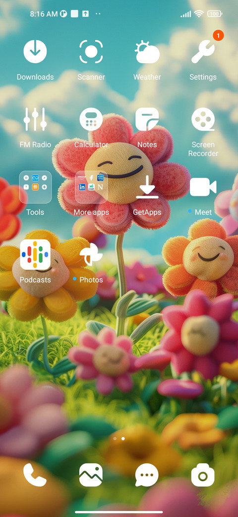 Plush flower screenshot