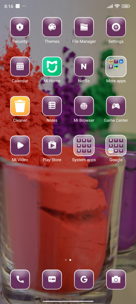 colors screenshot
