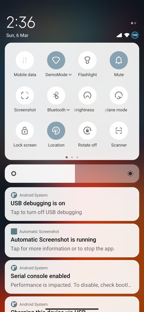 Android r11 screenshot