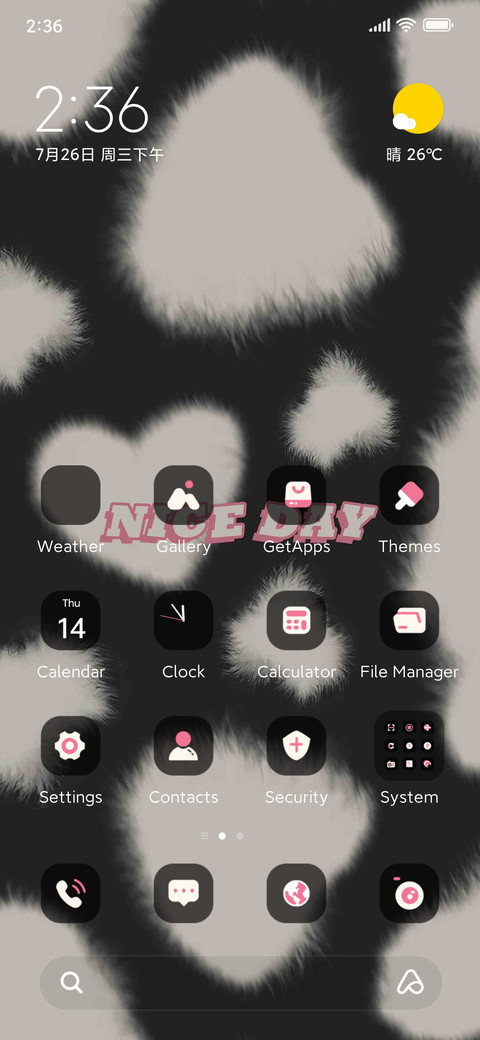 Plush black pink screenshot