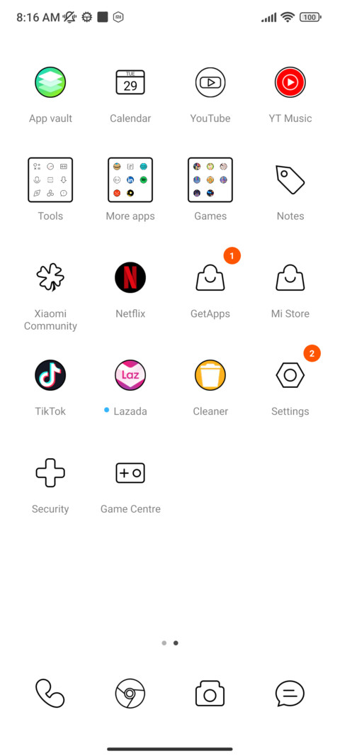 White Style screenshot