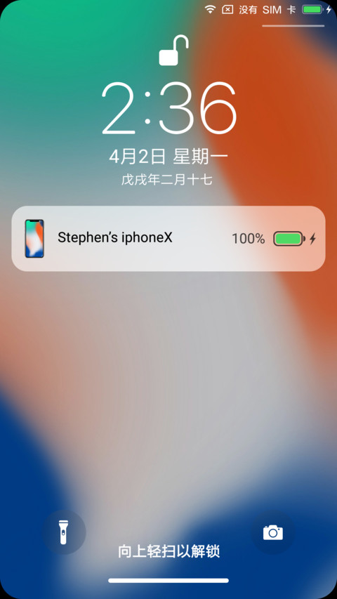 iPhone X pro screenshot