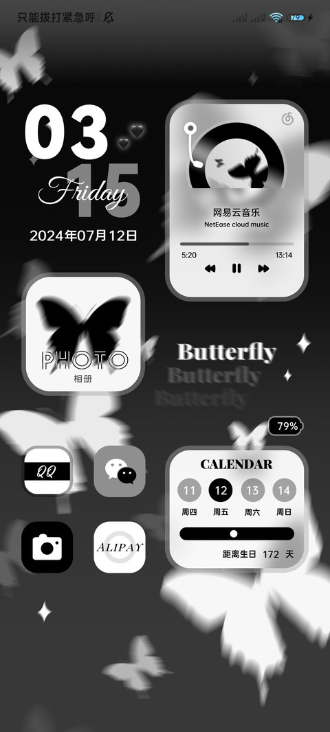 ins 冷淡黑蝴蝶 screenshot