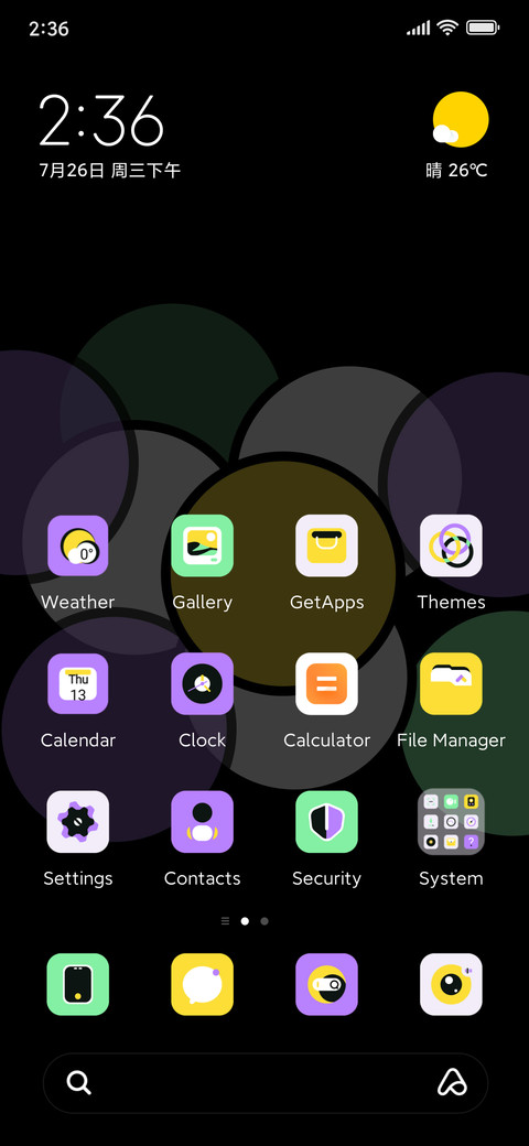 My circle diagram screenshot