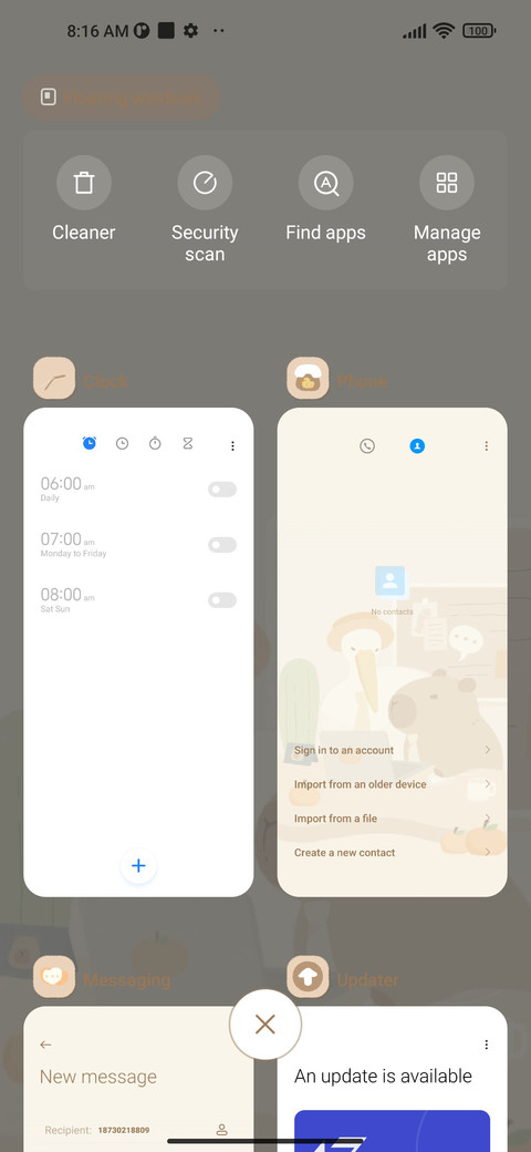 Kapibala work screenshot