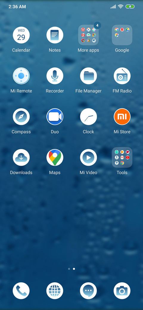 Rainy Drops - Blue_3MDS screenshot