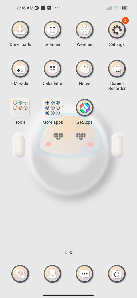 New mimetic color screenshot
