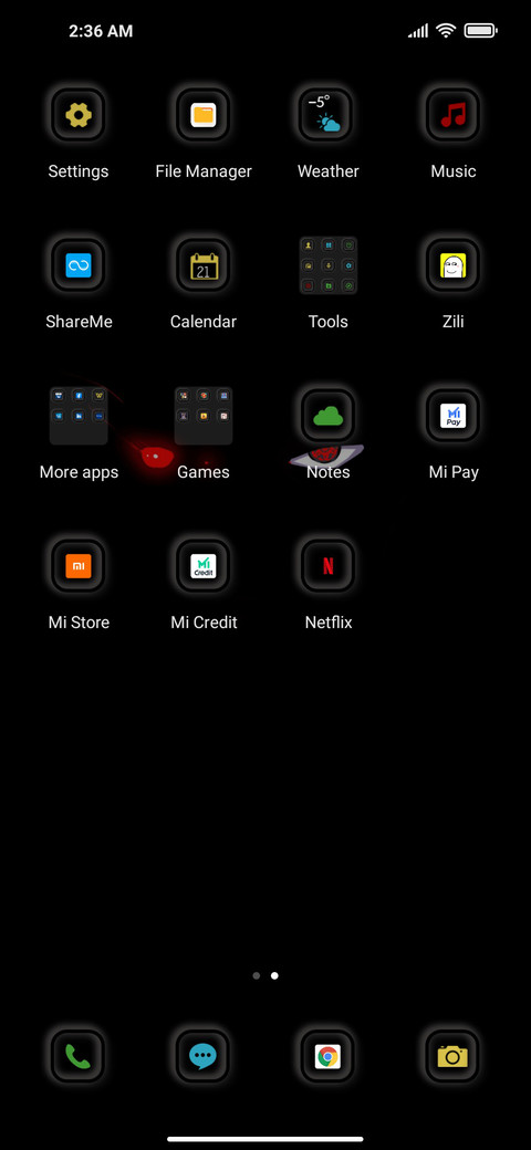 MimicryCoolBlack screenshot