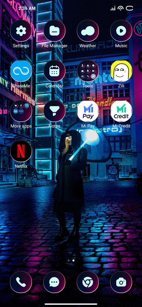Neon Girl screenshot