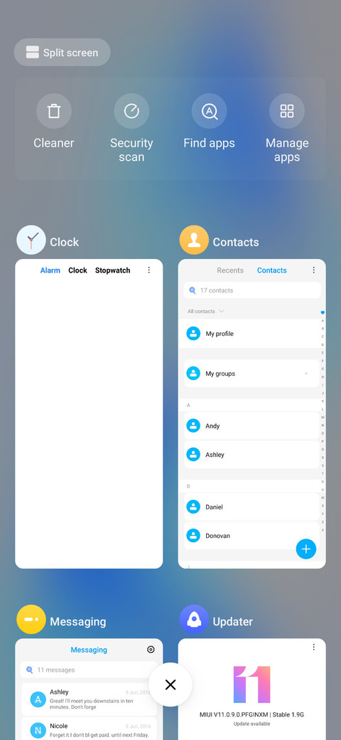 Xui Pro Blue screenshot