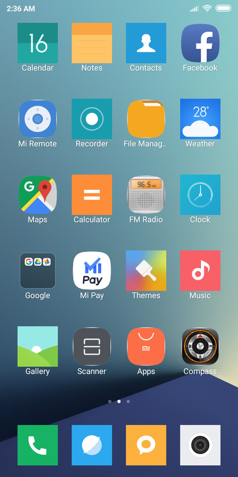 Grace UX Nougat Theme screenshot