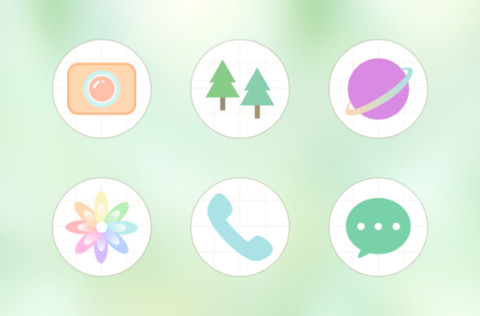 绿色护眼 可爱兔子 screenshot